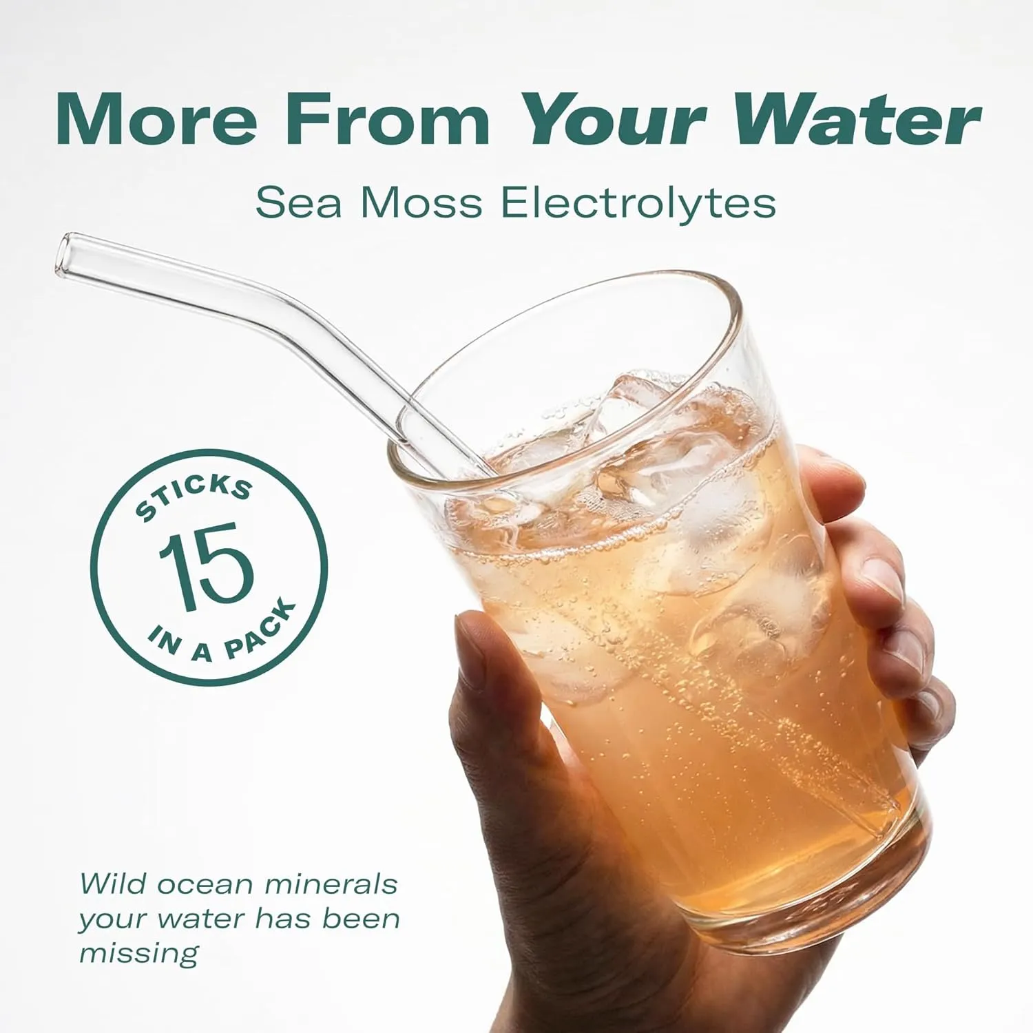 TrueSeaMoss Electrolytes Powder Packets – Made in USA from globally sourced ingredients – 15 Stickpacks – Hydration Powder with Sea Moss with Potassium – No Sugar Drinks – Mango & Pineapple - Image 3