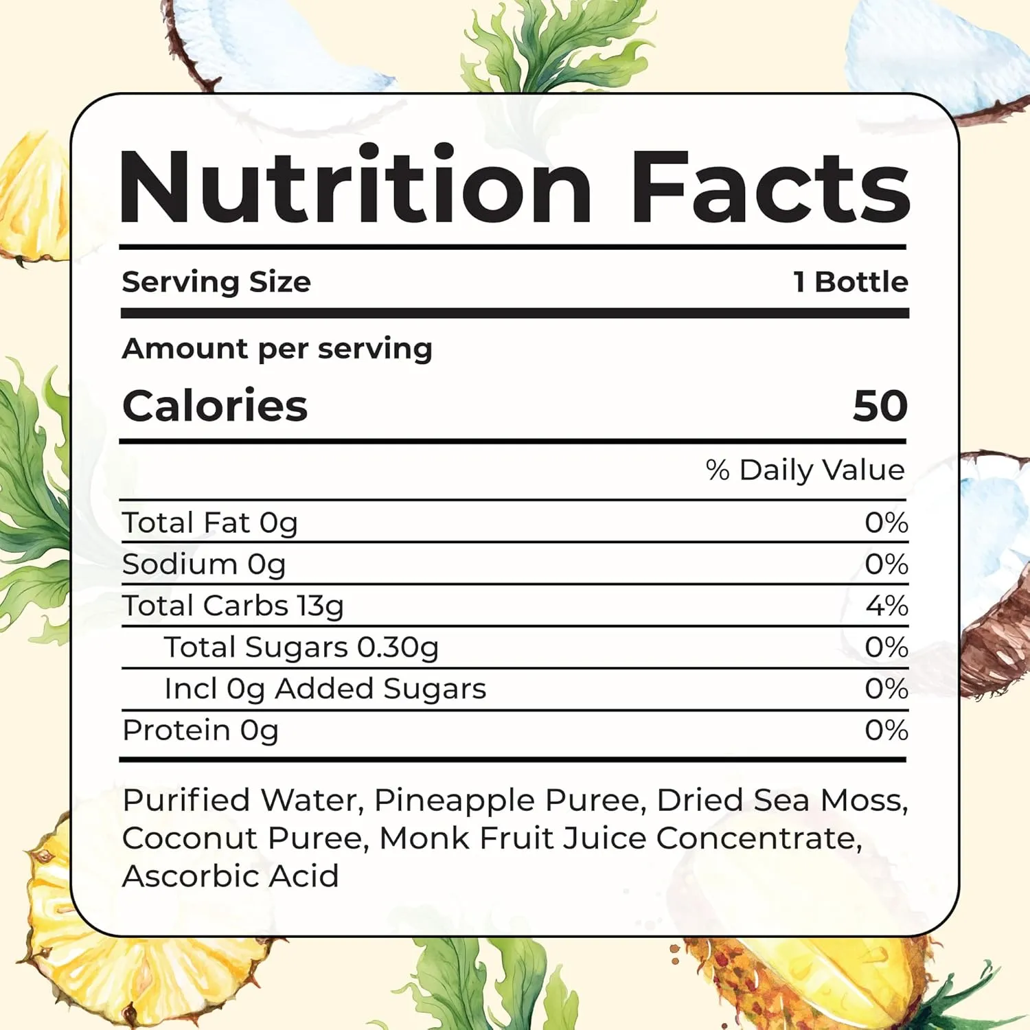 Lemonade - Pina Colada - Hydration Drink – 4 × 12 fl oz Bottles – Made in USA from globally sourced ingredients - Image 2