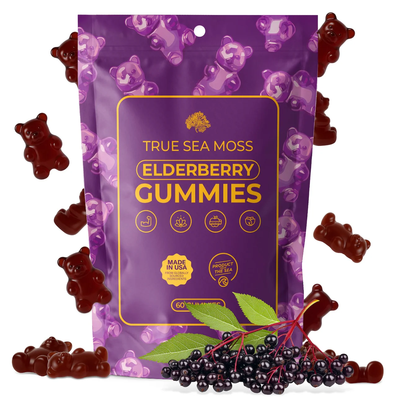 SEA MOSS ELDERBERRY GUMMIES
